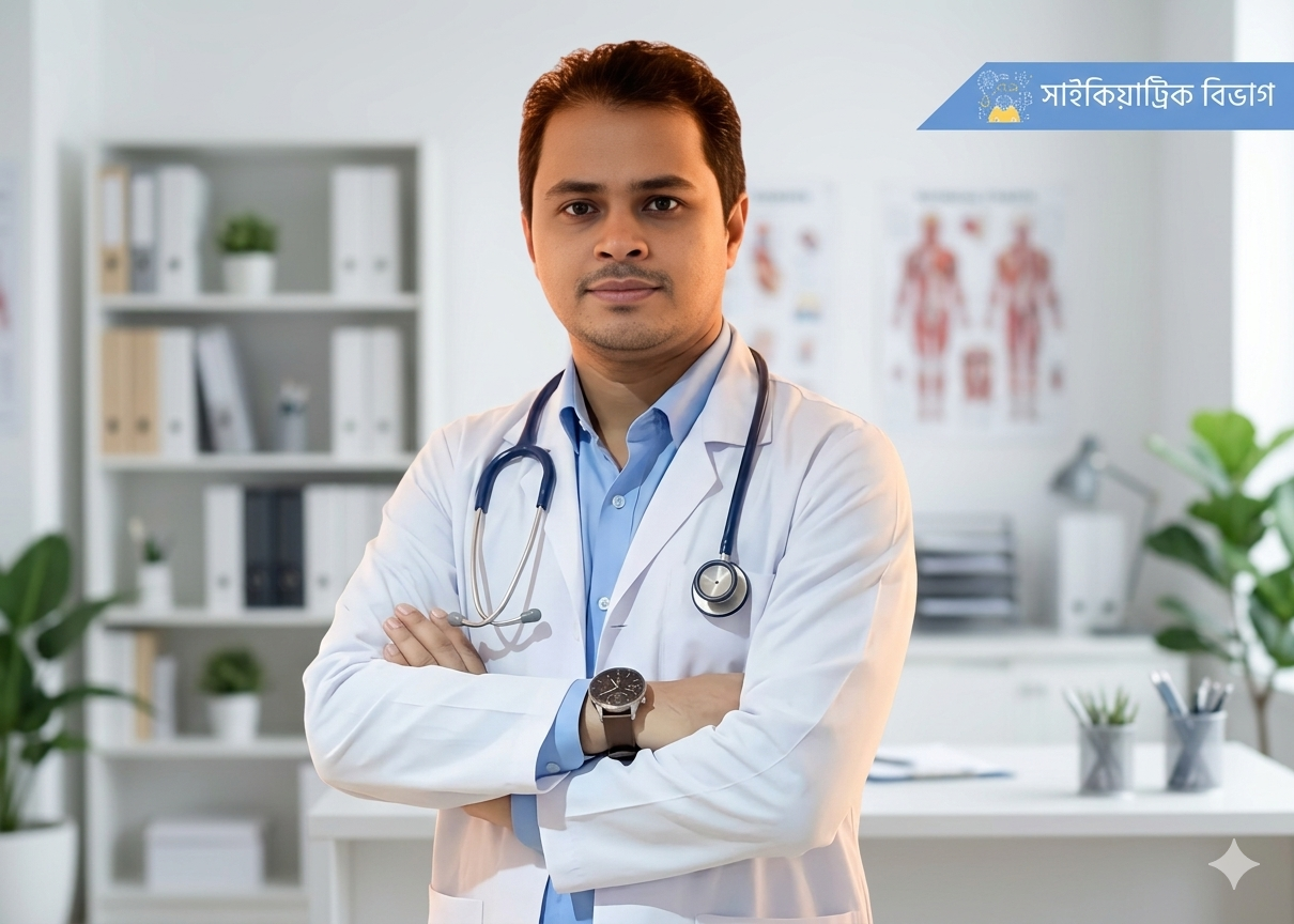 ডাঃ মোফাজ্জল হোসেন বিদুৎ - মানসিক ও মনোরোগ বিশেষজ্ঞ